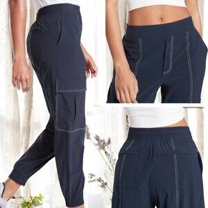 Athleta Navy Chelsea Utility Jogger Activewear Pull On Pants Size 6